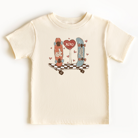 Skate Into Love Bodysuit and Toddler Tee