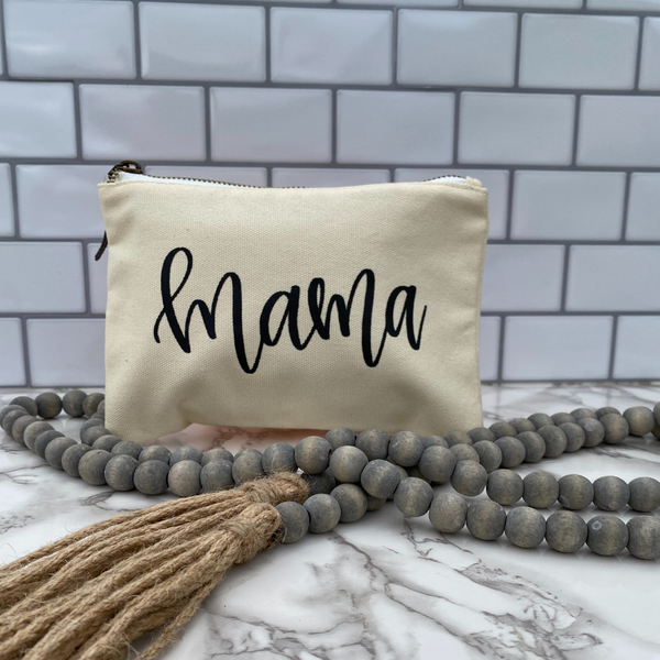 Mama canvas pouch