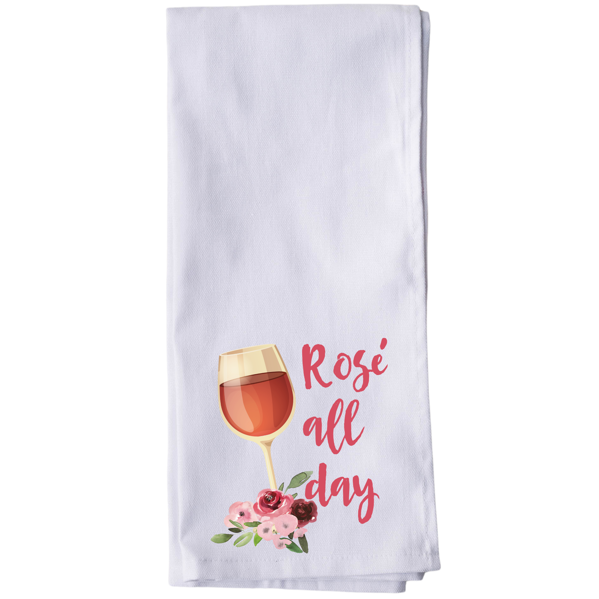 Rosé all day tea towel (Rose all day)
